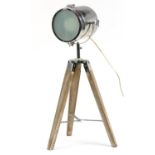 Industrial design spotlight design table lamp, 68cm high