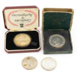 British and world coinage including Isle of Man Winston Churchill Centenary crown and two one