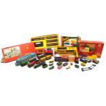 Model railway trains, locomotives, carriages, track and accesories including tinplate O gauge and