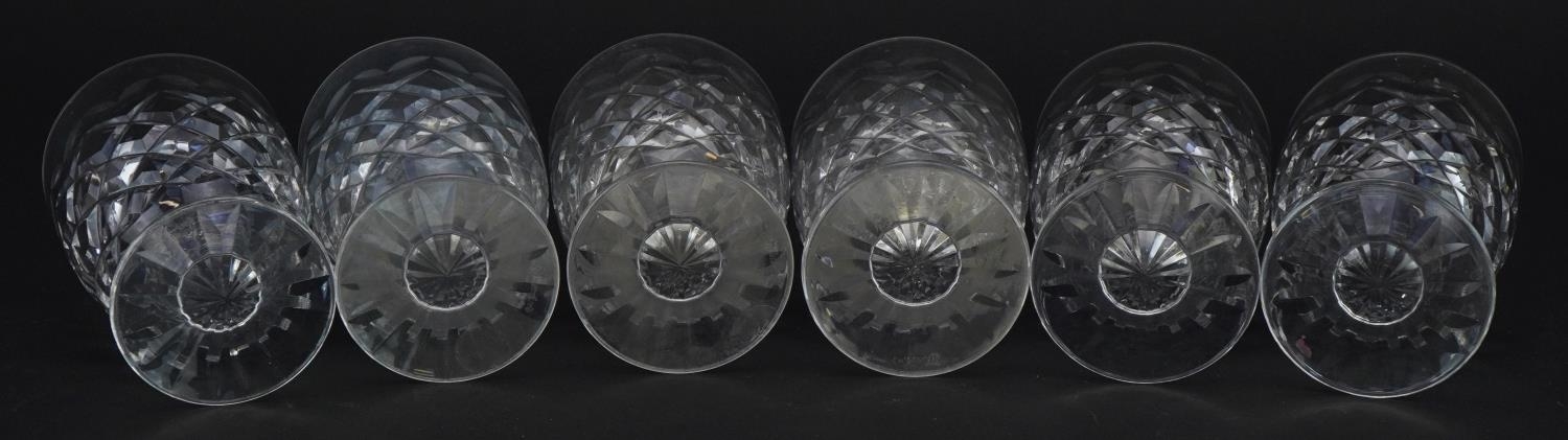 Set of six Waterford Crystal Powerscourt drinking glasses, each 10cm high - Image 3 of 4