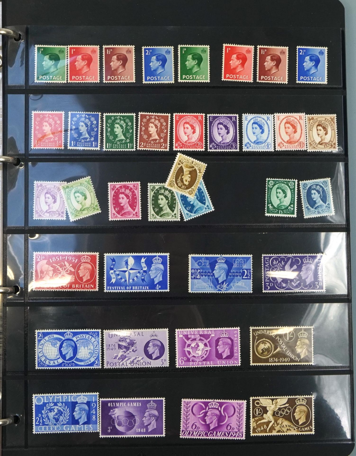 Three albums of predominantly British mint unused stamps, various denominations and genres including - Image 6 of 23