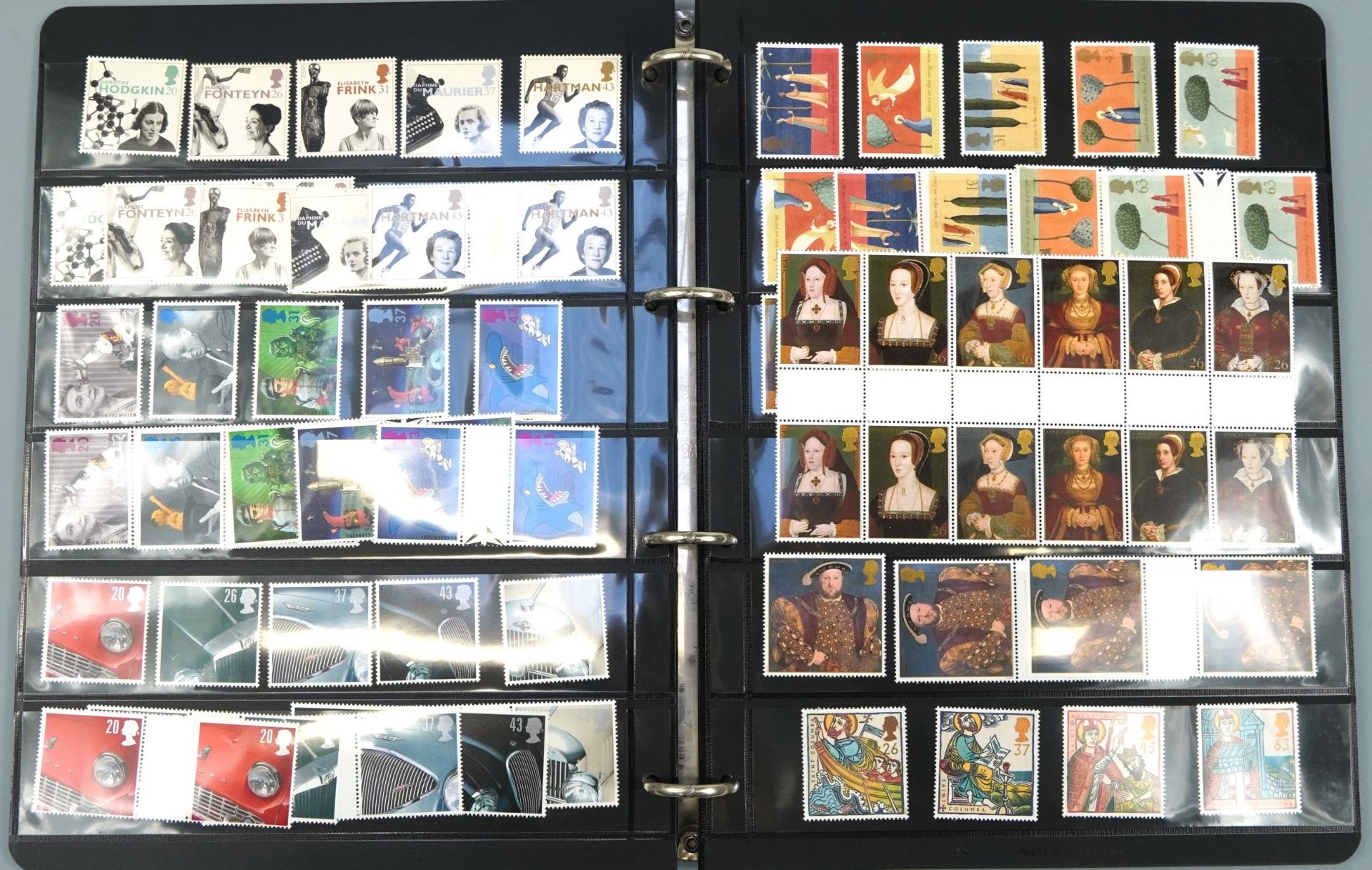 Three albums of predominantly British mint unused stamps, various denominations and genres including - Image 5 of 23