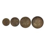 Victoria Young Head 1847 Maundy coin set
