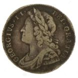 George II 1737 sixpence