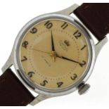 Smiths, gentlemen's Swiss Smiths De Luxe manual wind wristwatch, the case 33mm in diameter