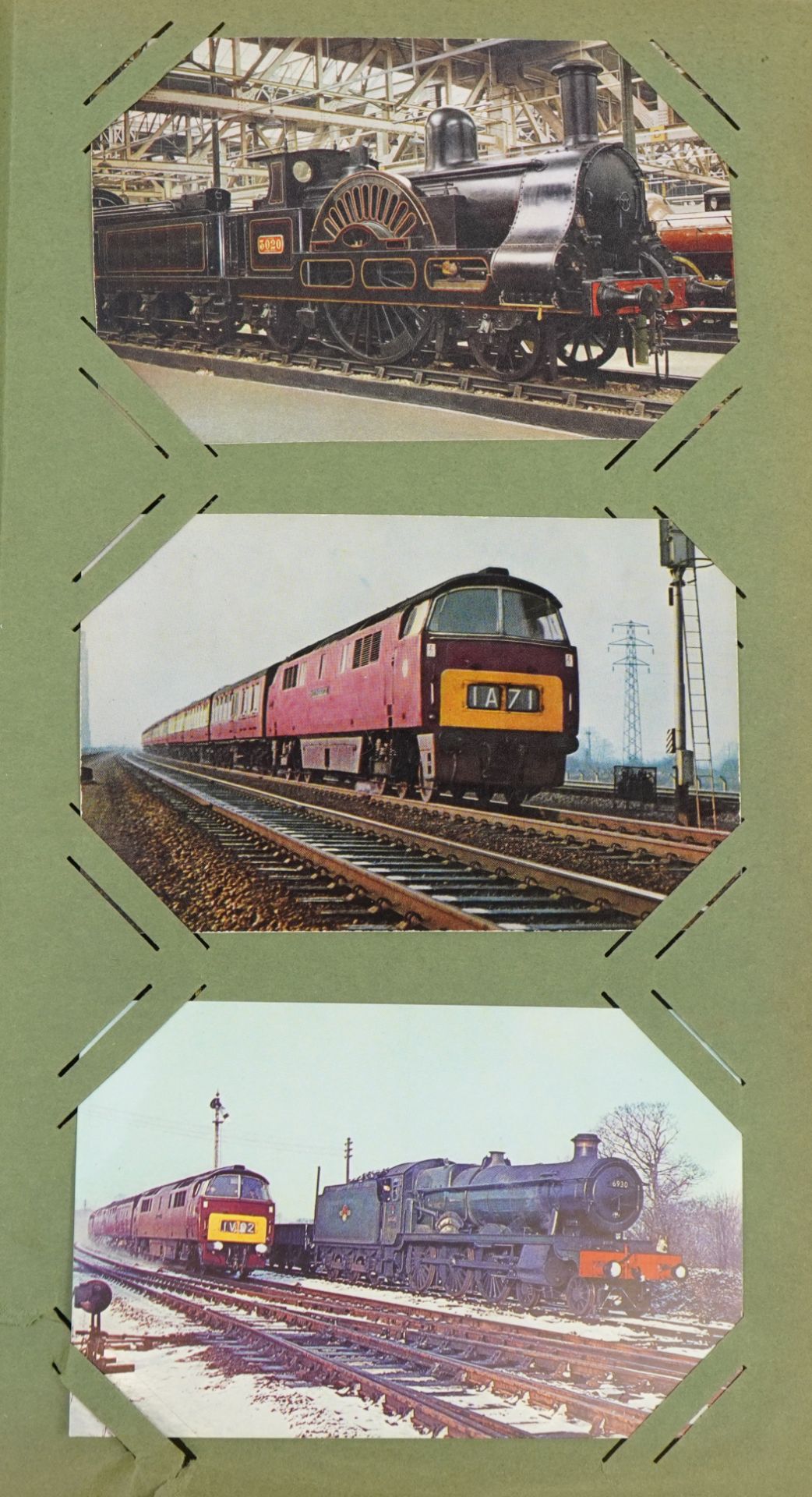 Album of ninety topographical and railway postcards - Image 3 of 6