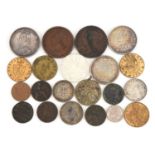 18th century and later British and world coinage and tokens including Queen Victoria 1887 half crown