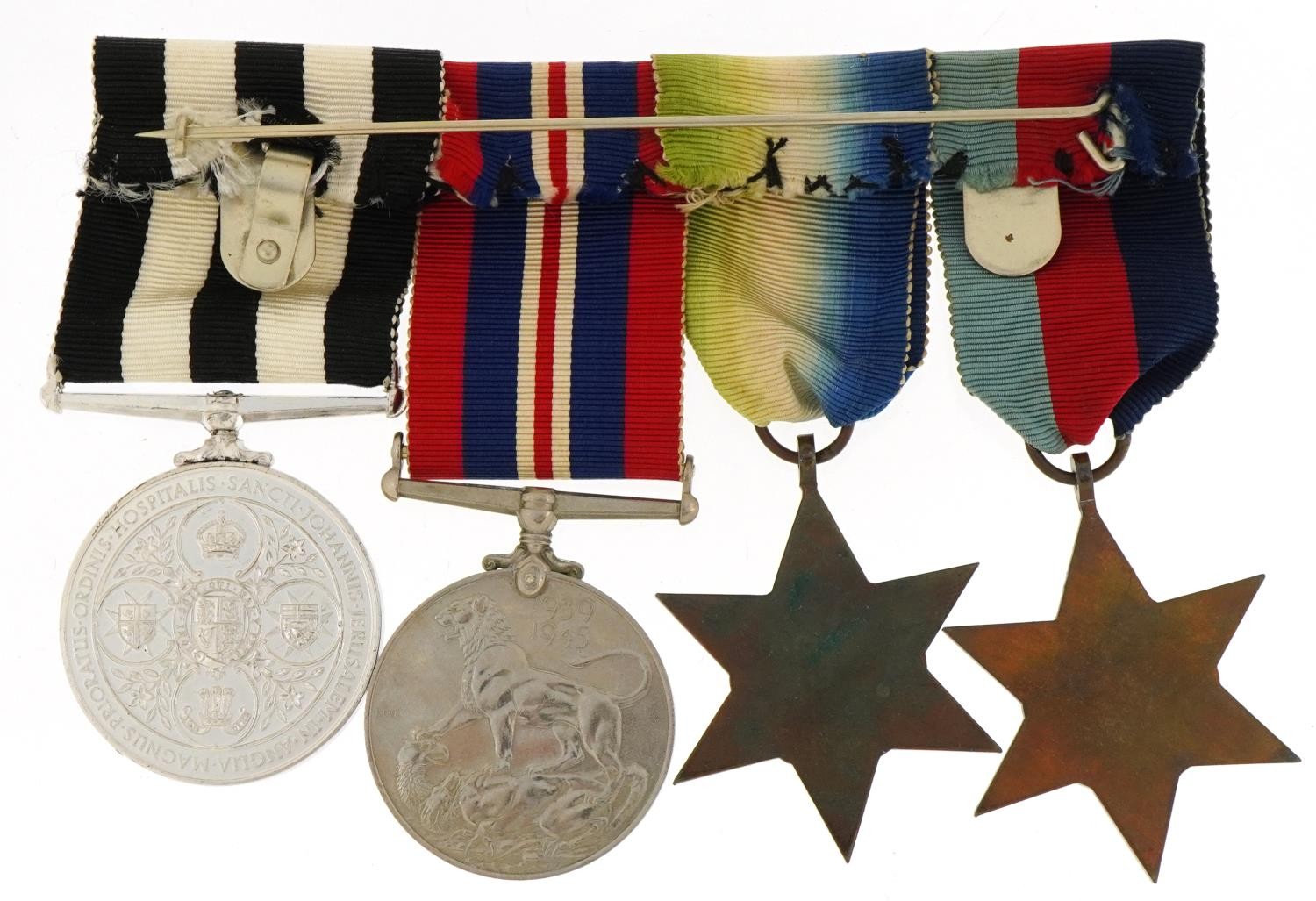 British military World War II four medal group including St John Ambulance - Image 3 of 4