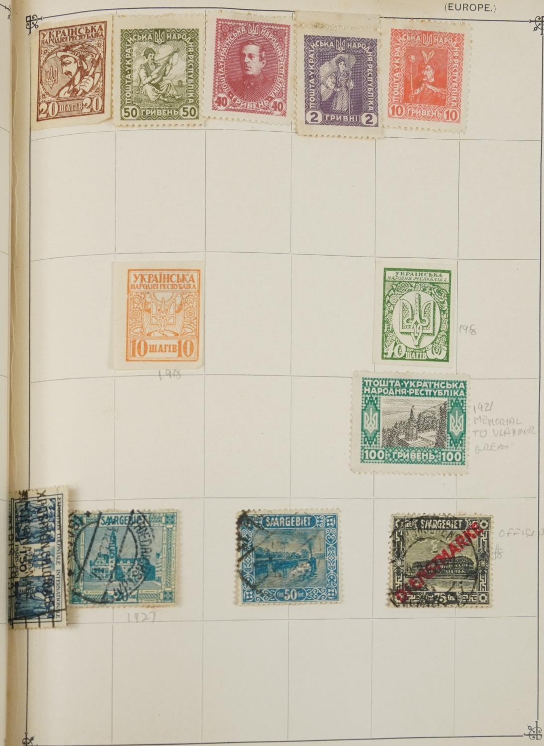 Collection of antique and later world stamps, some arranged in albums - Image 6 of 19