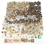 19th century and later British and world coinage and banknotes including pennies