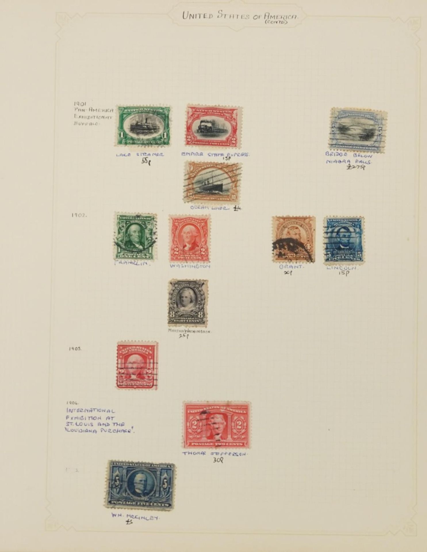 Collection of antique and later world stamps, some arranged in albums - Image 14 of 19