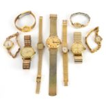 Vintage and later ladies and gentlemen's wristwatches including Paul Jobin, Titus and Sekonda