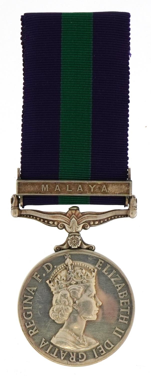 British military Elizabeth II General Service medal with Malaya bar awarded to 22007469SIG.J. - Image 2 of 4