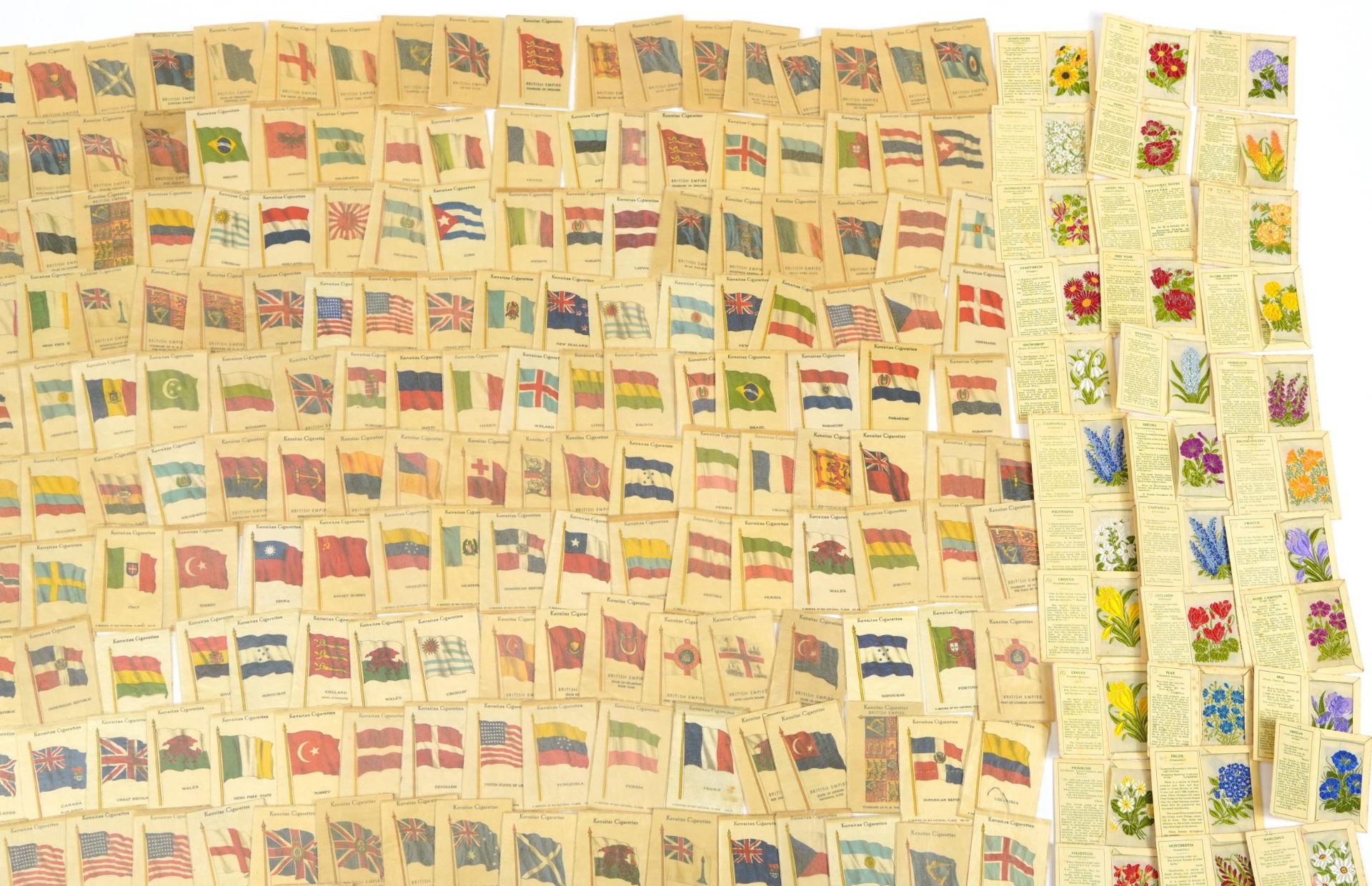 Collection of Kensitas silk cigarette cards - Bild 3 aus 5