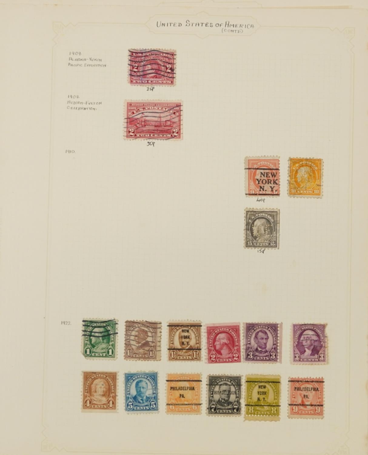 Collection of antique and later world stamps, some arranged in albums - Image 15 of 19