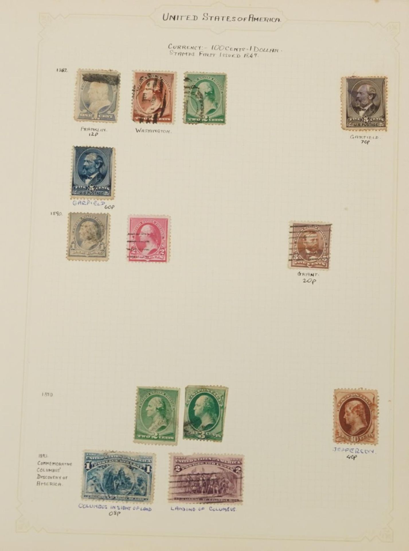 Collection of antique and later world stamps, some arranged in albums - Image 12 of 19
