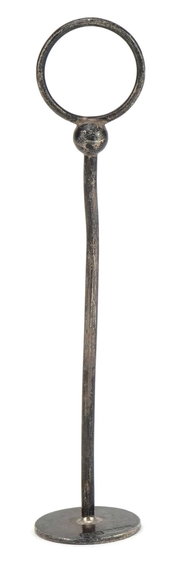Henry Matthews, Edwardian silver tamper, Birmingham 1906, 11.5cm high, 13.8g