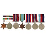Seven British military interest medals