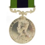 British military George V India General Service medal awarded to 2727SEP.MUNSHI KHAN.3-1.PUNJAB I