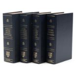 The Complete Oxford Dictionary, four volumes with gilded edge pages