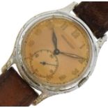 Vintage gentlemen's Jaeger LeCoultre wristwatch with subsidiary dial, the case numbered 556476,