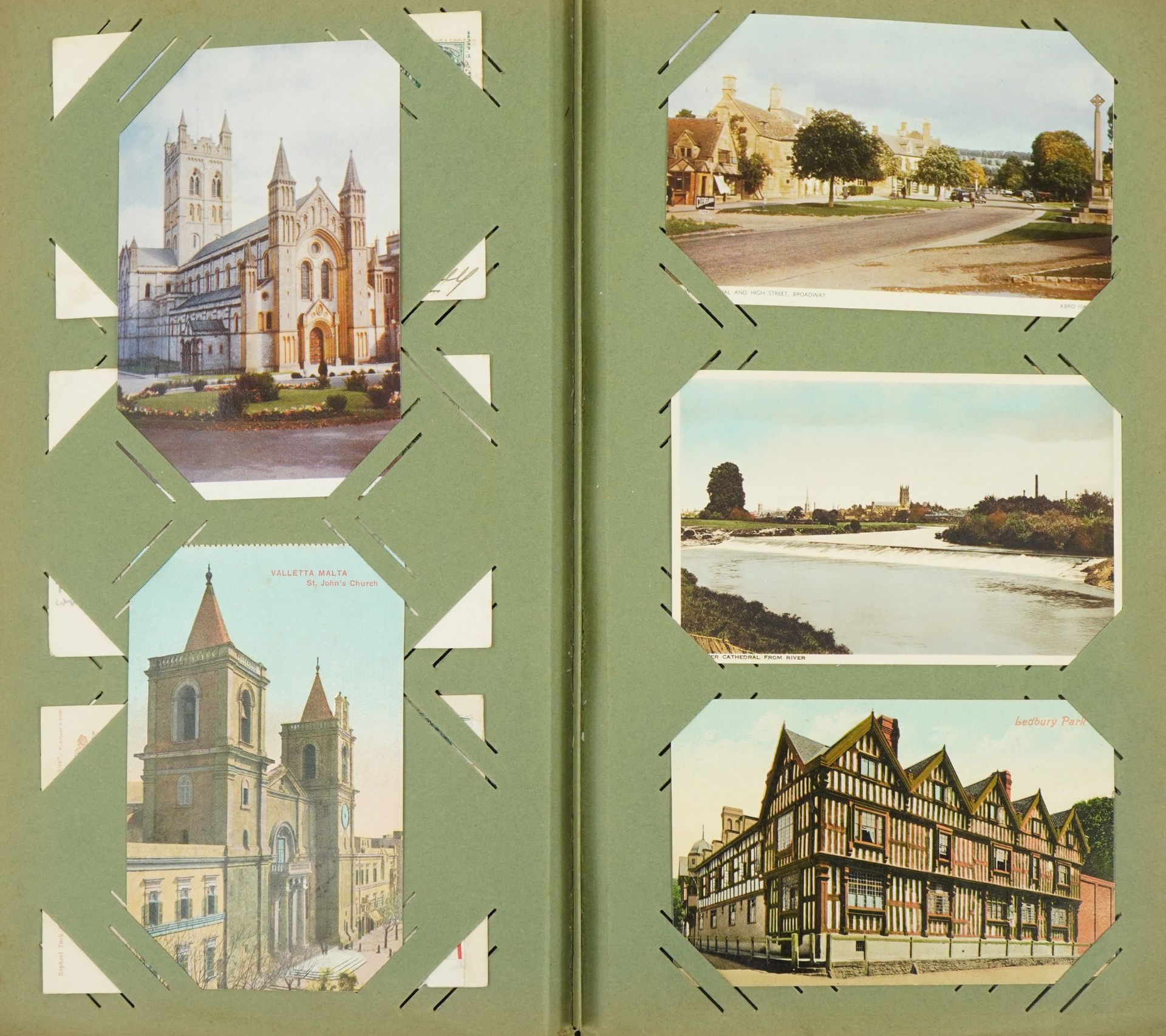 Album of ninety topographical and railway postcards - Image 2 of 6