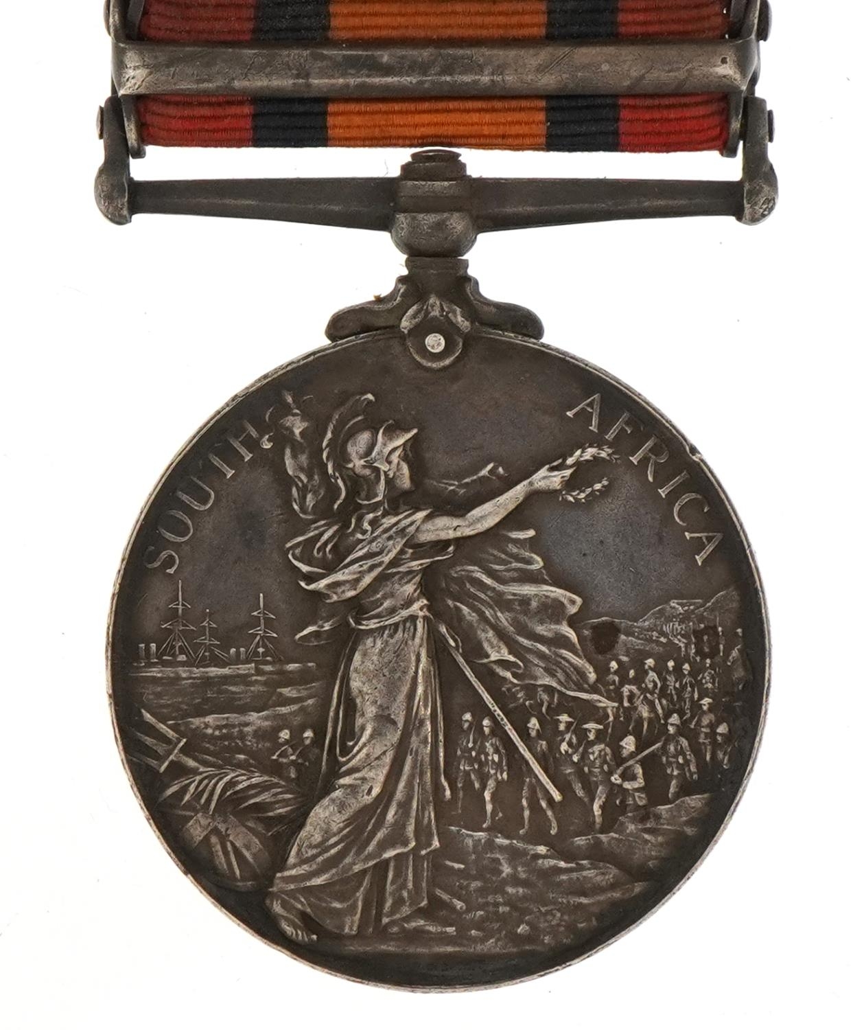 Victorian British military South Africa medal with Cape Colony Laing's Nek and Transvaal bars - Image 3 of 4