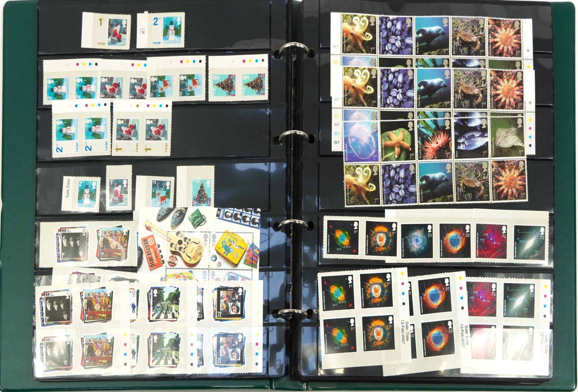 Three albums of predominantly British mint unused stamps, various denominations and genres including - Image 14 of 23