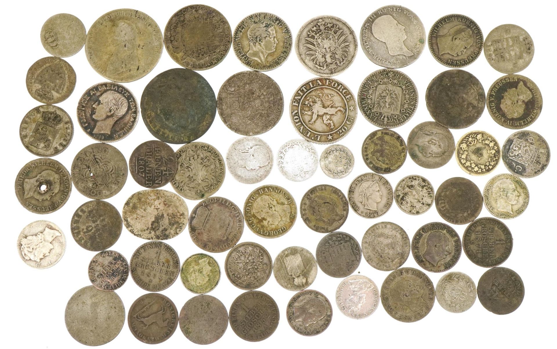 Victorian and later coinage including Gothic florin, half crown and shillings, 126.0g