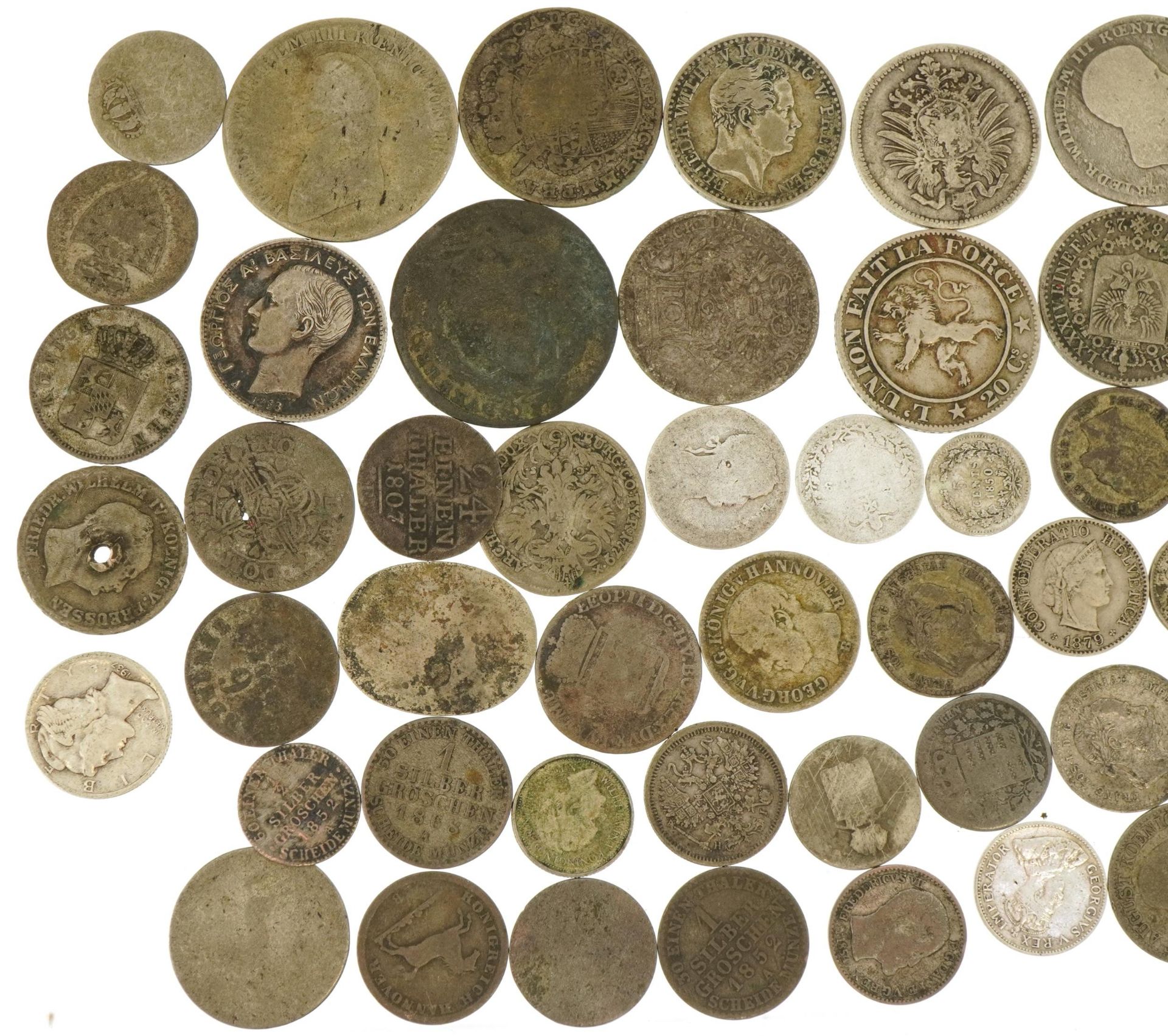 Victorian and later coinage including Gothic florin, half crown and shillings, 126.0g - Bild 2 aus 5