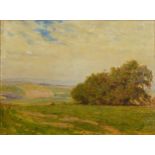 Harry Goodwin - Fairlight Cove, early 20th century oil on board, signed with monogram, details