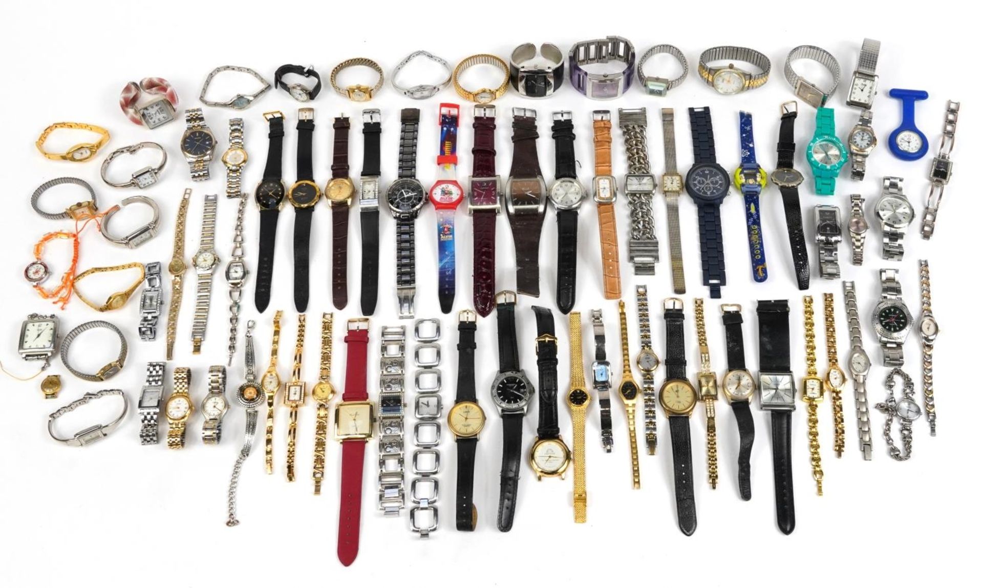 Vintage and later ladies and gentlemen's wristwatches including Sekonda, Seiko, Citizen and Oris