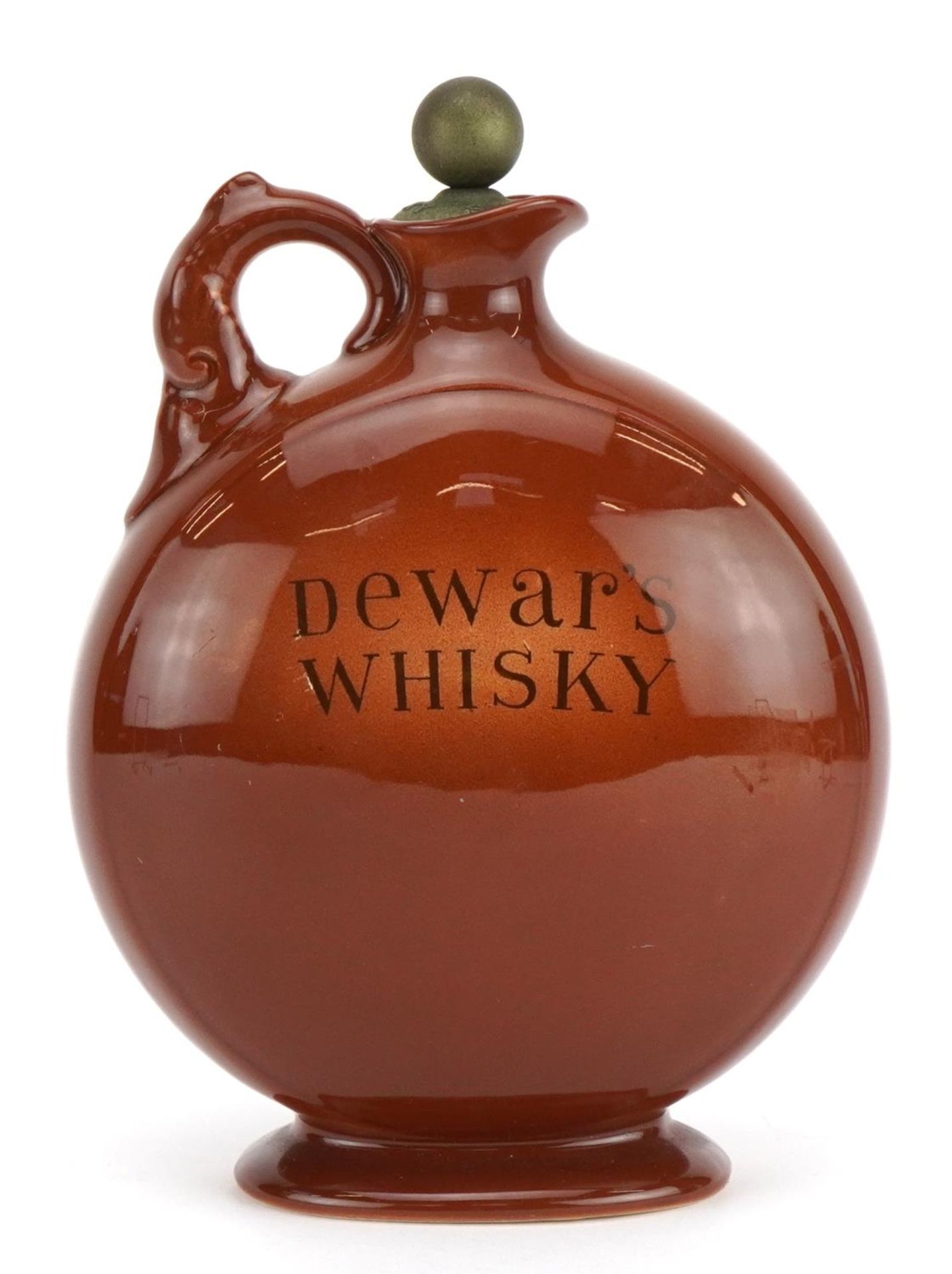 Royal Doulton Dewar's Whisky flagon with stopper, no 181, 20.5cm high - Bild 3 aus 4