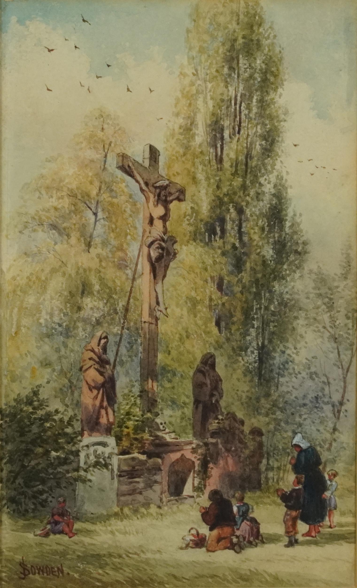 John Sowden - In the cemetery of St. Peter, Frankfurt, Germany, late 19th/early 20th century