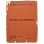 Modern Woodcutters by Edward Wadsworth, published The Little Art Rooms, Adelphi