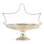 Fenton Brothers Ltd, Edwardian silver pedestal bonbon dish with pierced rim, Sheffield 1907, 15.