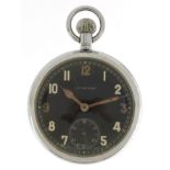 Leonidas, British military interest open face pocket watch, the face engraved G. S. T. P. U946, 52mm