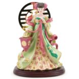 Danbury Mint Maiden of Fortune figurine by Lena Liu, 24cm high