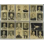 Large collection of cigarette cards arranged in four albums including W D & H O Wills