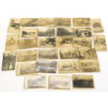 German military interest black and white photographic postcards including examples titled