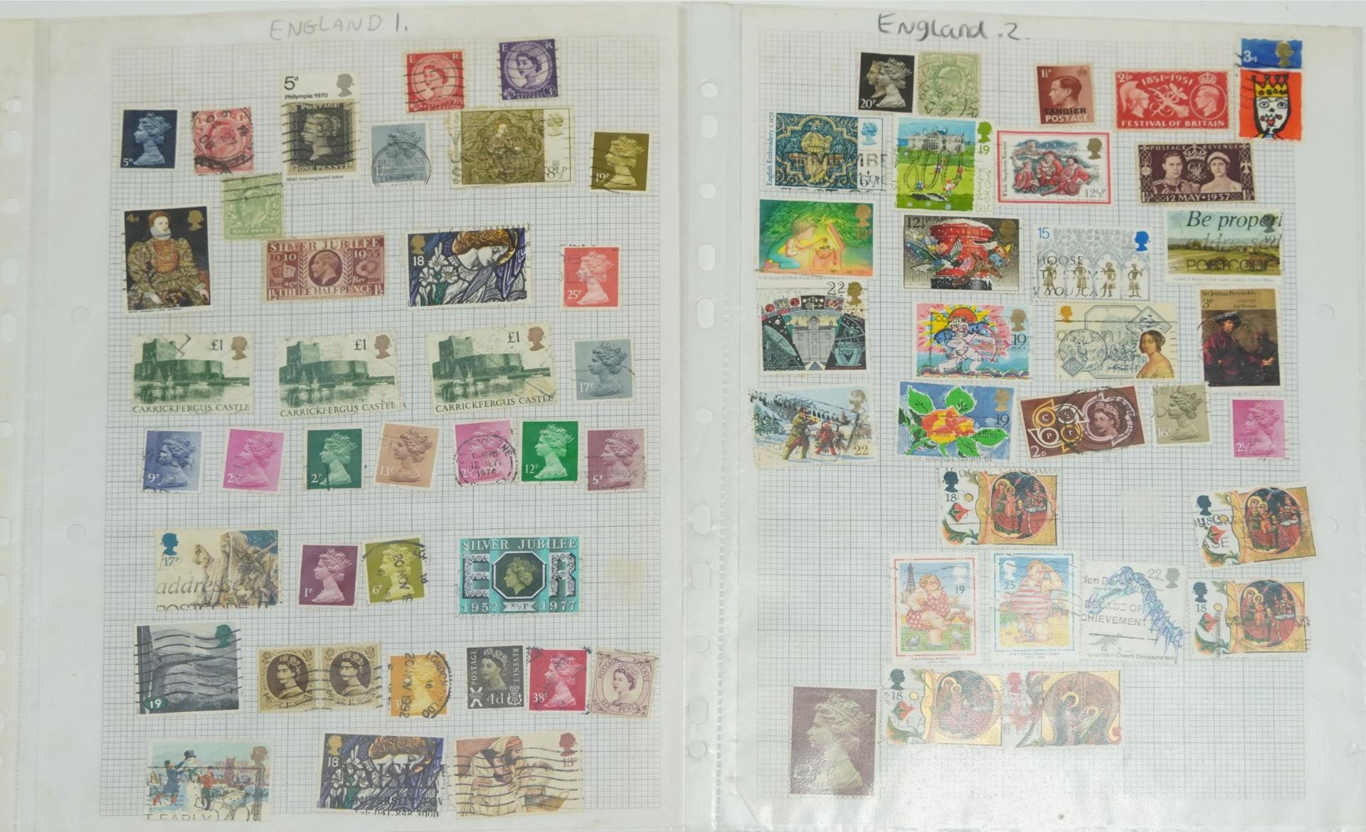 Three albums of predominantly British mint unused stamps, various denominations and genres including - Image 16 of 23