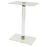 Contemporary Perspex stand, 94cm H x 61cm W x 39cm D