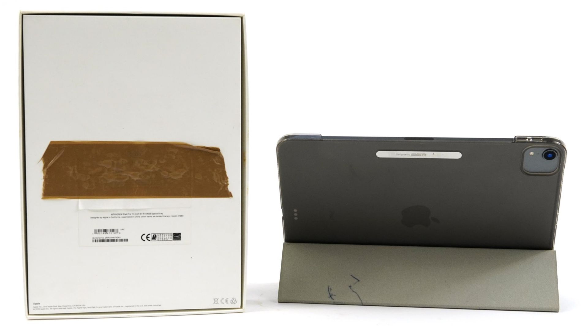 Appel iPad Pro with box, 11" 64GB, space gray, model MTXN2B/A - Bild 2 aus 5