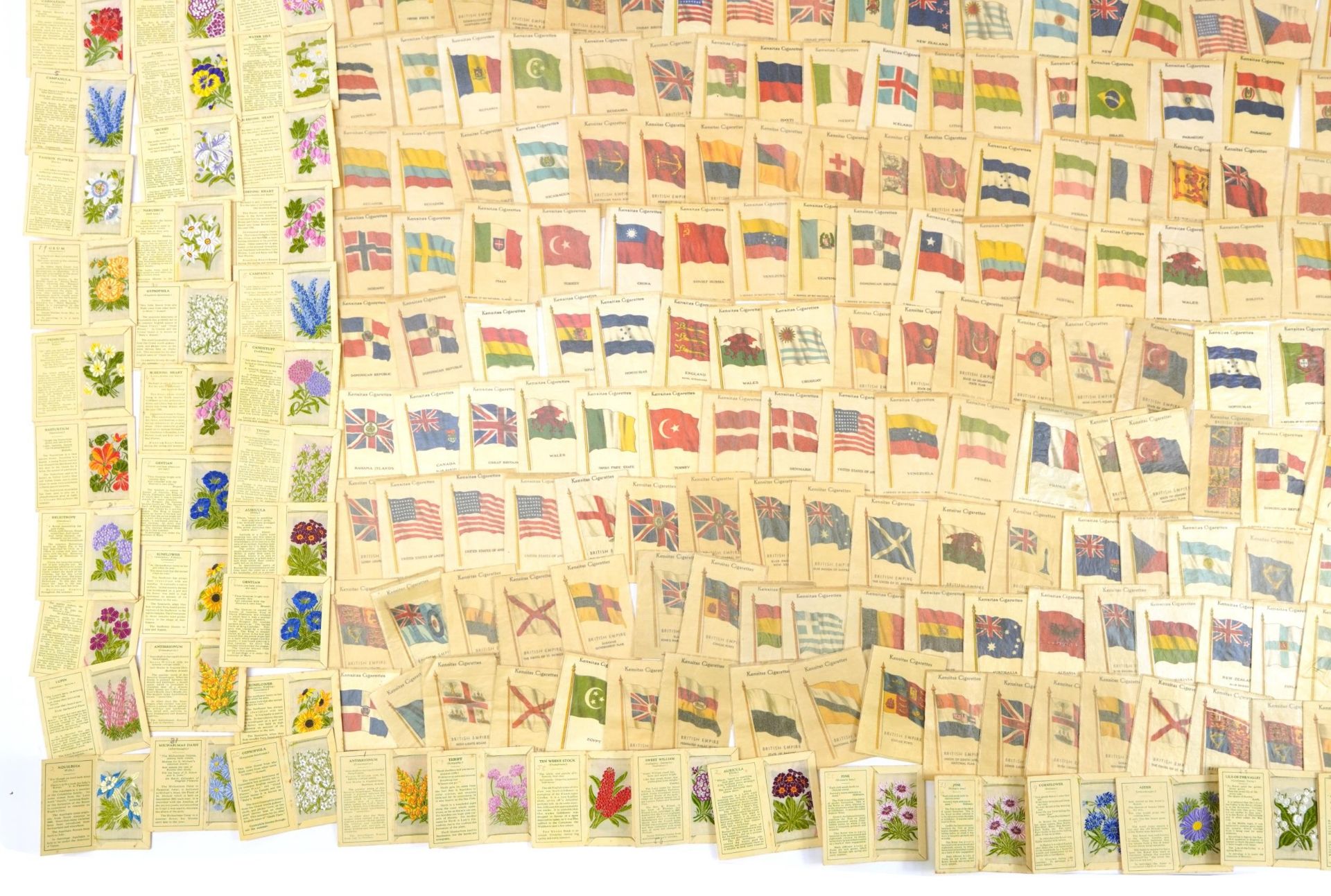 Collection of Kensitas silk cigarette cards - Bild 4 aus 5