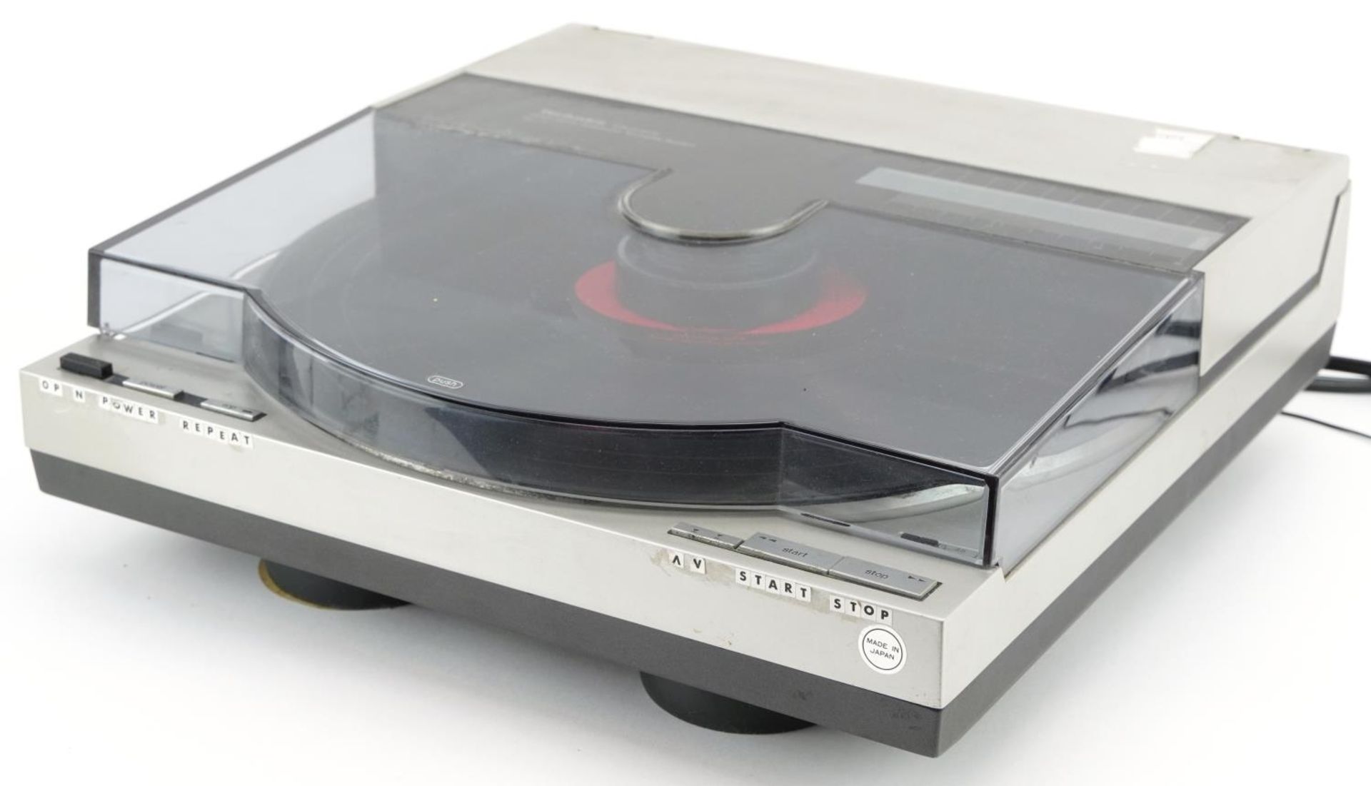 Technics Quartz direct drive automatic turntable system model SL-7 For further information on this