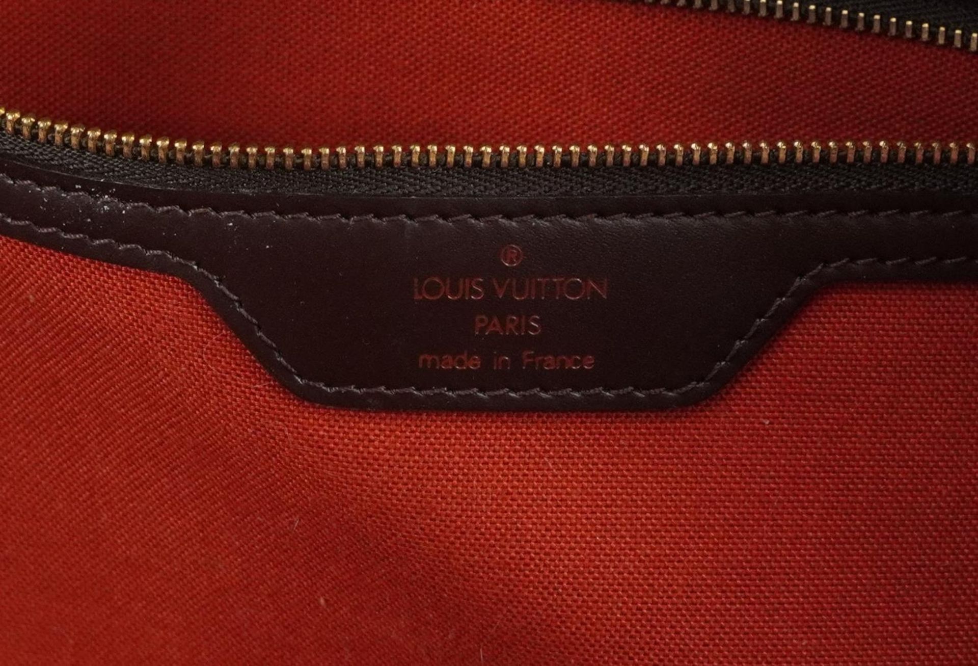 Louis Vuitton Damier Ebene Nolita satchel bag with two canvas straps, date code SP0939, 32cm x 44. - Image 4 of 7