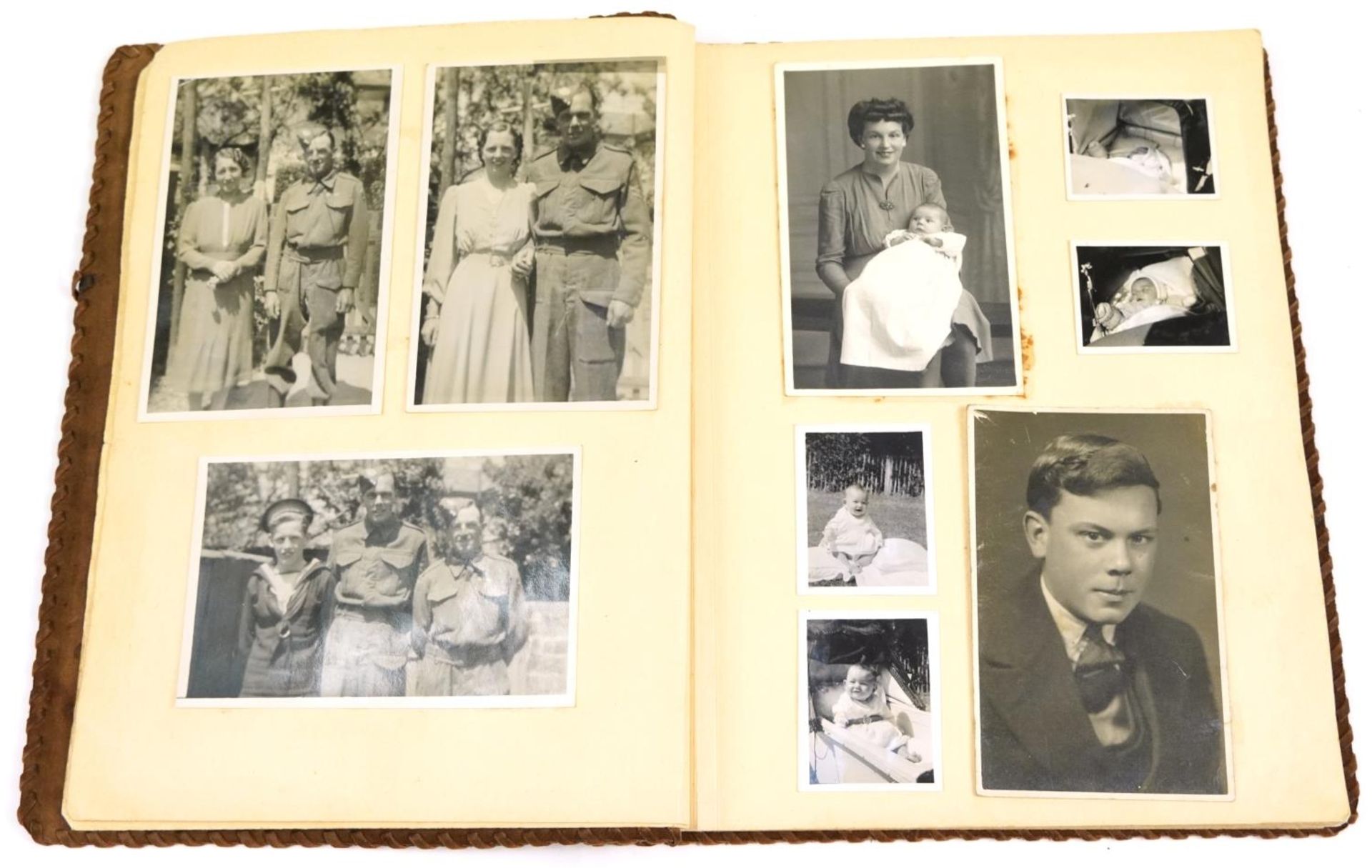 Military interest ephemera including photographs arranged in an album, real photographic - Image 5 of 8