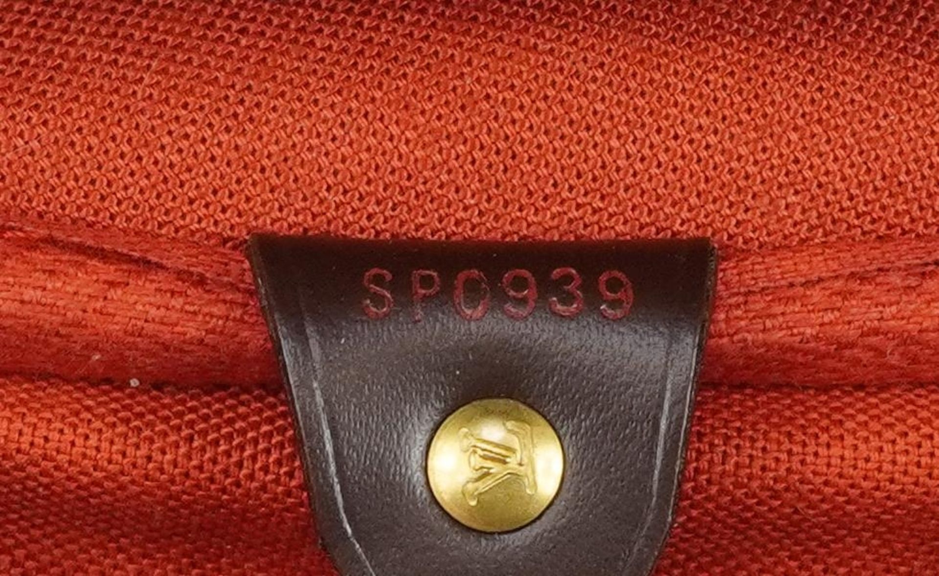 Louis Vuitton Damier Ebene Nolita satchel bag with two canvas straps, date code SP0939, 32cm x 44. - Image 5 of 7