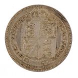 Queen Victoria 1890 shilling For further information on this lot please contact the auctioneer
