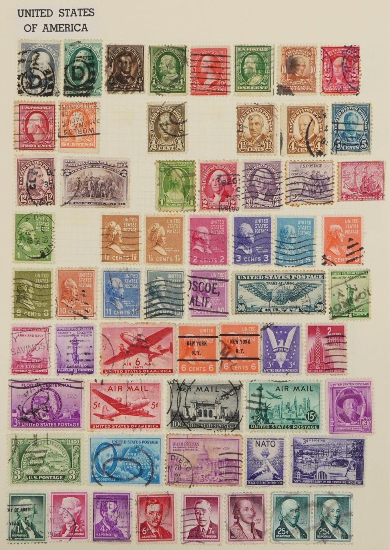 World stamps arranged in thirteen albums including Great Britain, South Africa, USA, Canada, Isle of - Image 2 of 12